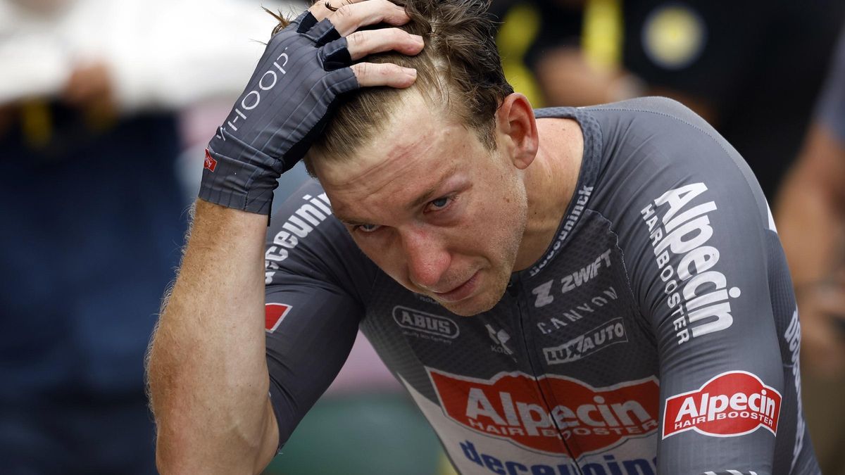 Kaden Groves, emocionat després de gaunyar la penúltima etapa del Tour