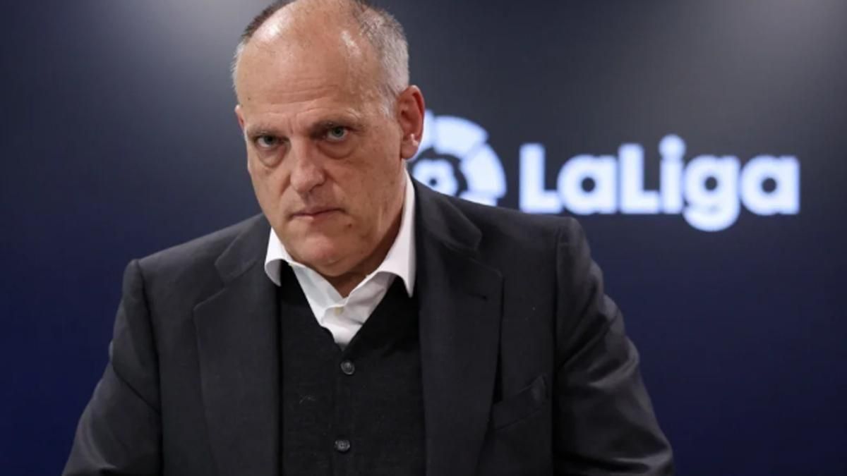 Tebas no se calla nada: "No he visto ningún informe de Real Madrid TV sobre  los penaltis"