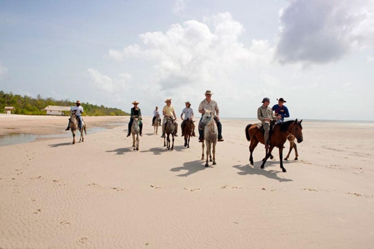 La isla de Marajo se encuentra en la desembocadura del Amazonas, en Brasil.