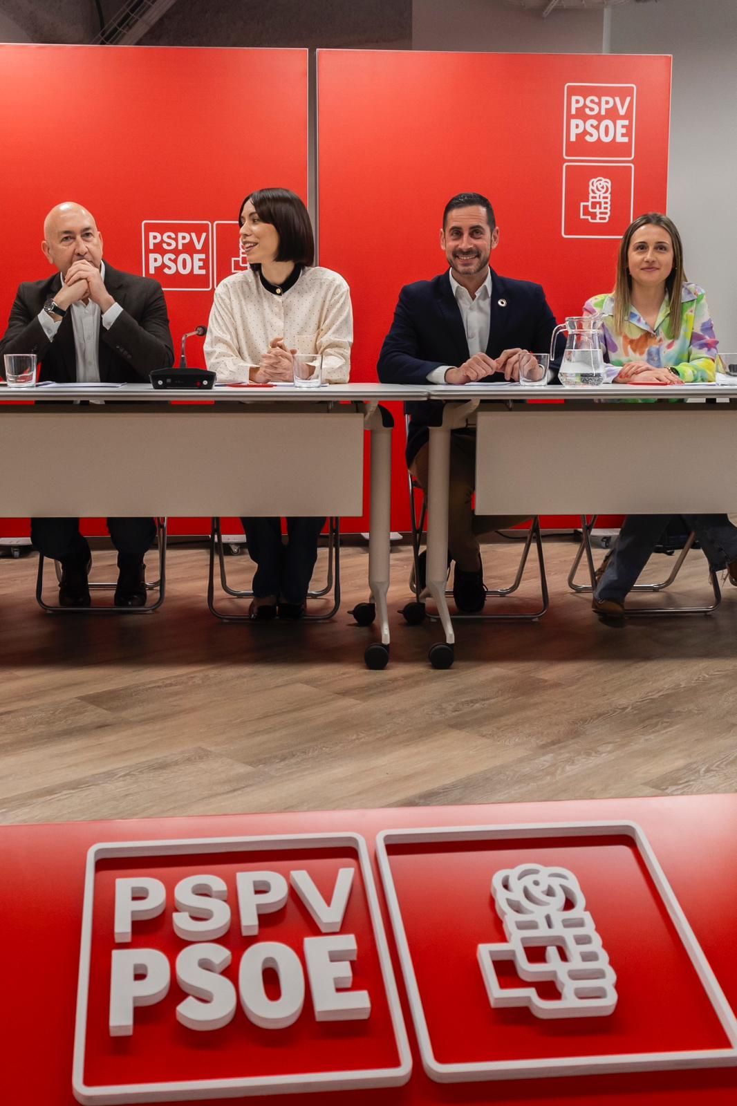 Reunión de la nueva ejecutiva del PSPV