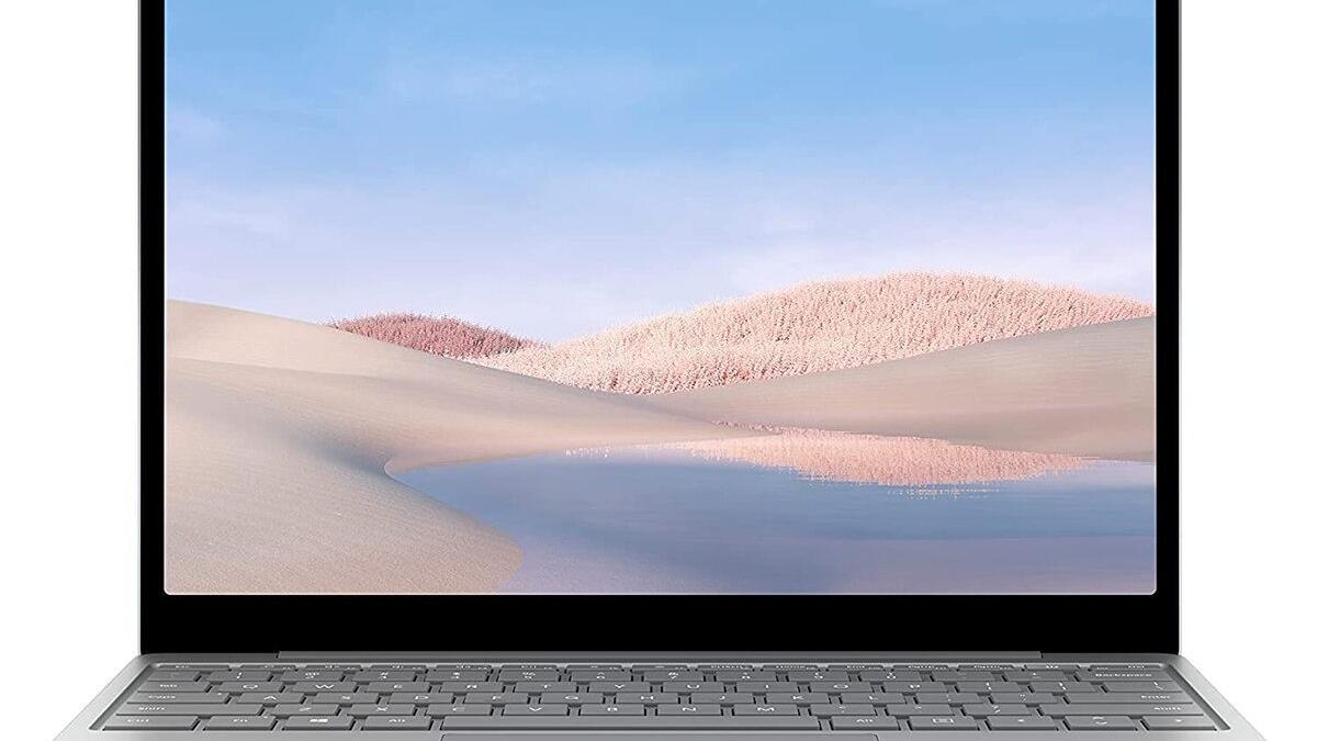 Microsoft Surface Laptop Go.