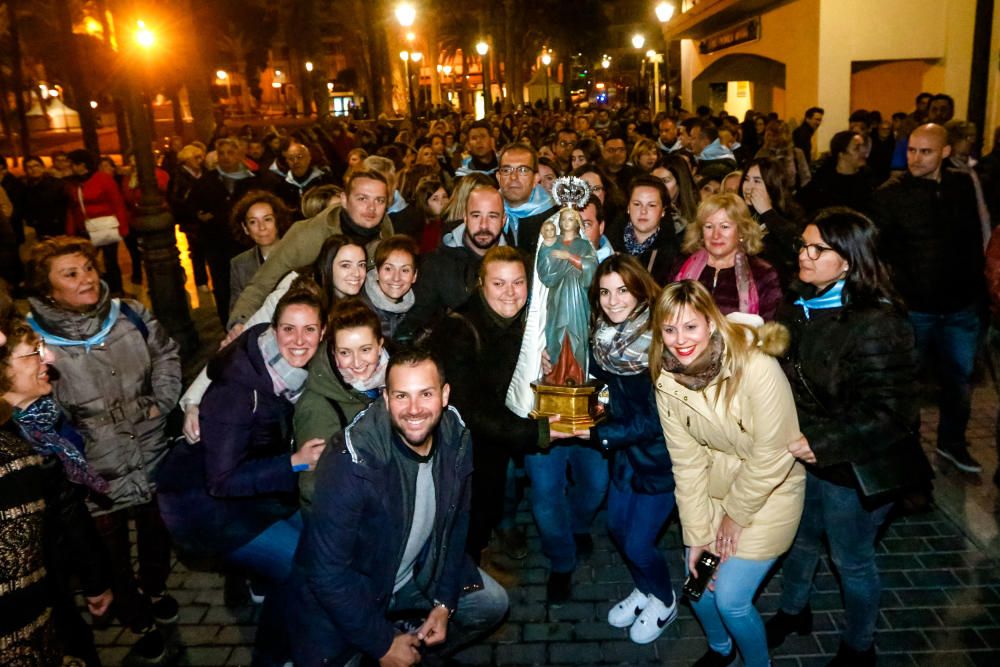 Benidorm celebra la procesión de El Alba de la Virgen del Sufragio