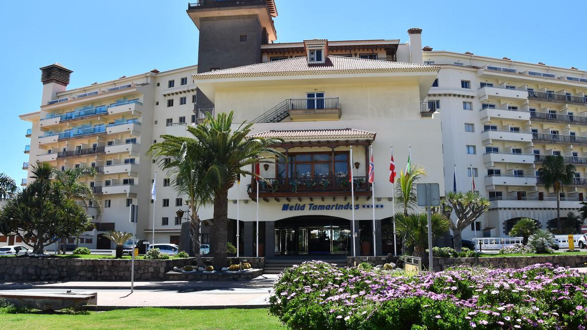 Hotel Tamarindos antes del inicio de las obras.