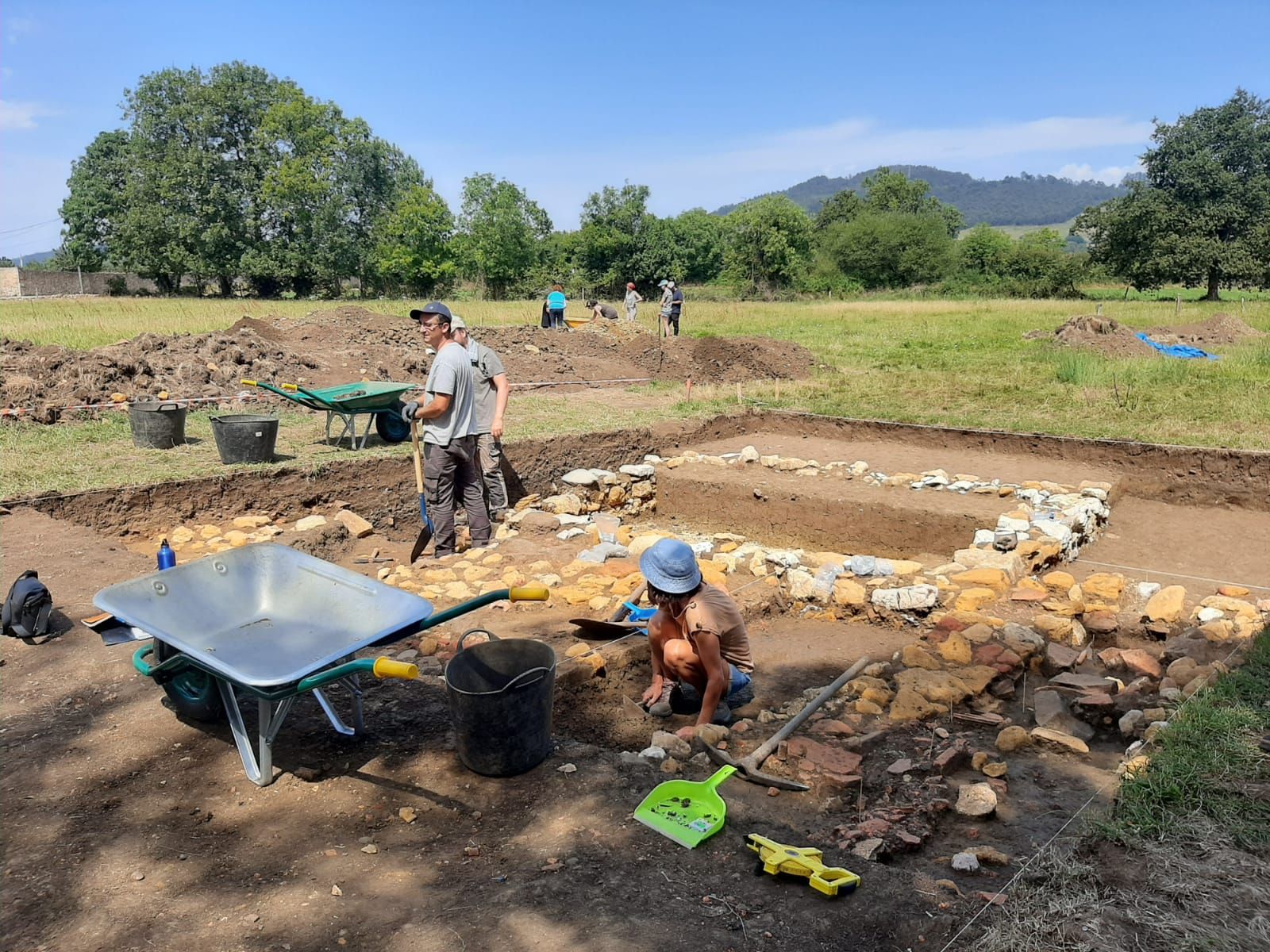 El yacimiento arqueológico Lucus Asturum, en Posada de Llanera: los expertos descubren que durante 400 años hubo población romana asentada allí