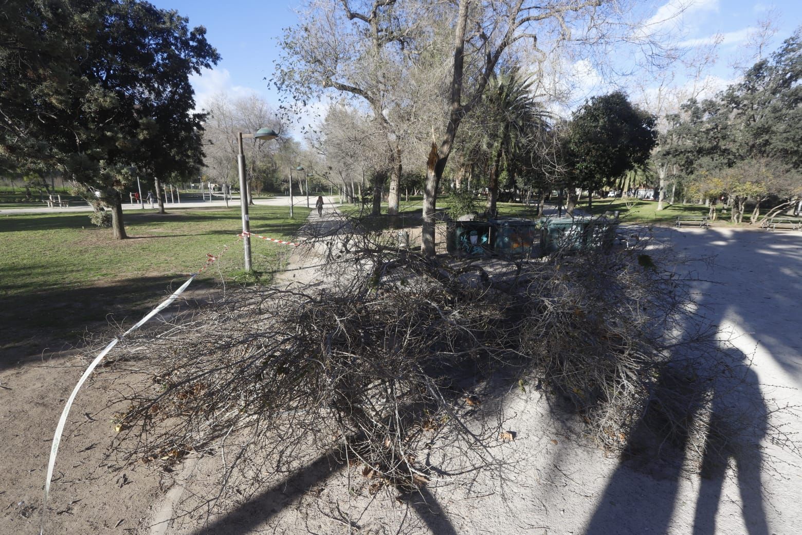 Fuertes rachas de viento en València