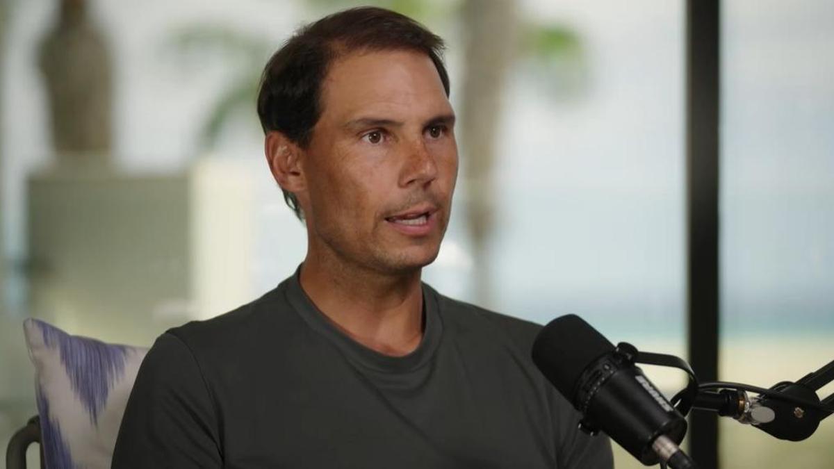 Rafa Nadal, durante la entrevista con la cadena CNBC.
