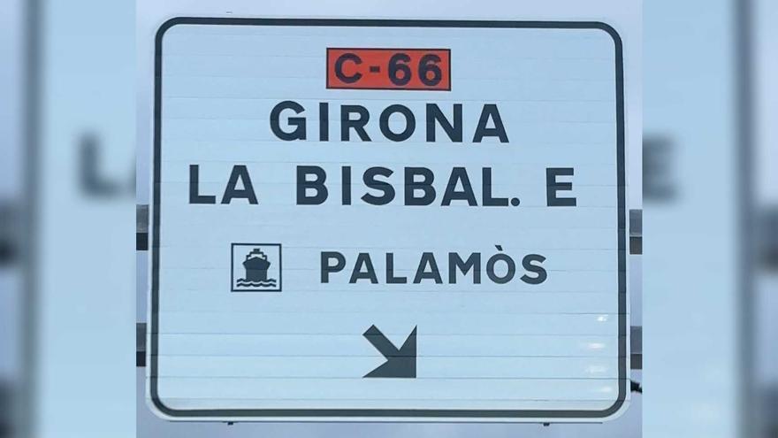 Detecten diverses faltes d&#039;ortografia i errors gràfics a senyals de trànsit gironins