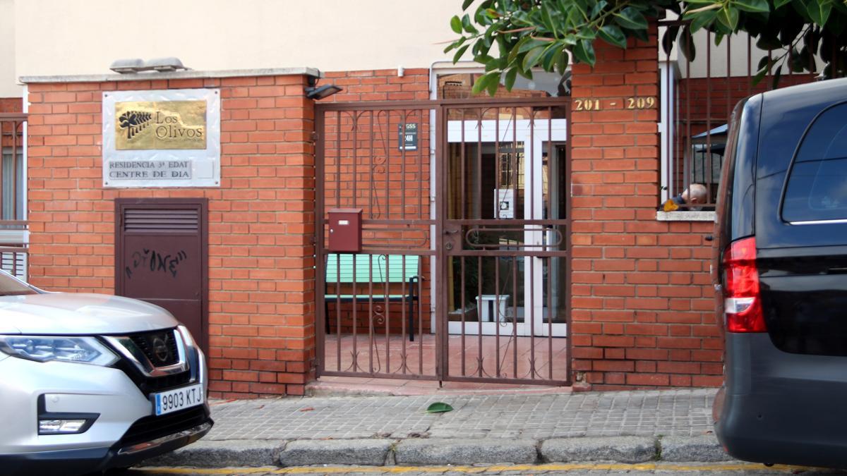 La residencia Los Olivos de Barcelona, donde un hombre de 89 años ha matado a un compañero