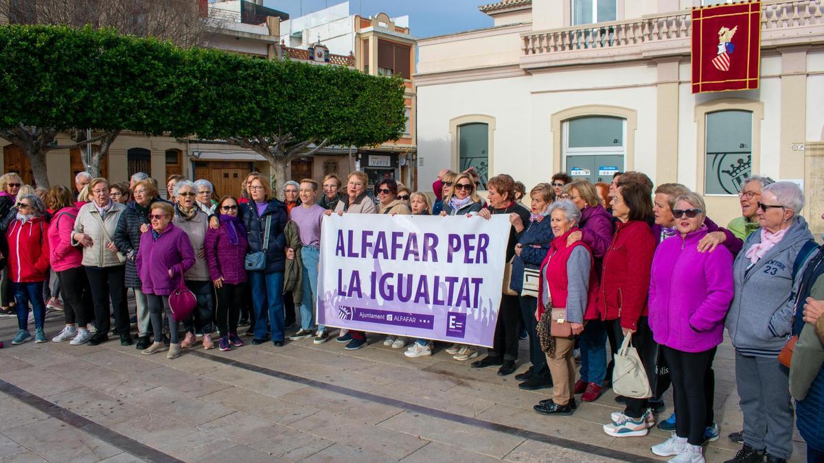 Marcha por la Igualdad en Alfafar.