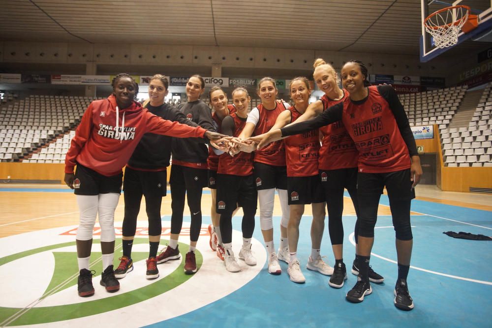 «Media Day» de l'Spar Citylift Girona abans de la Copa de la Reina