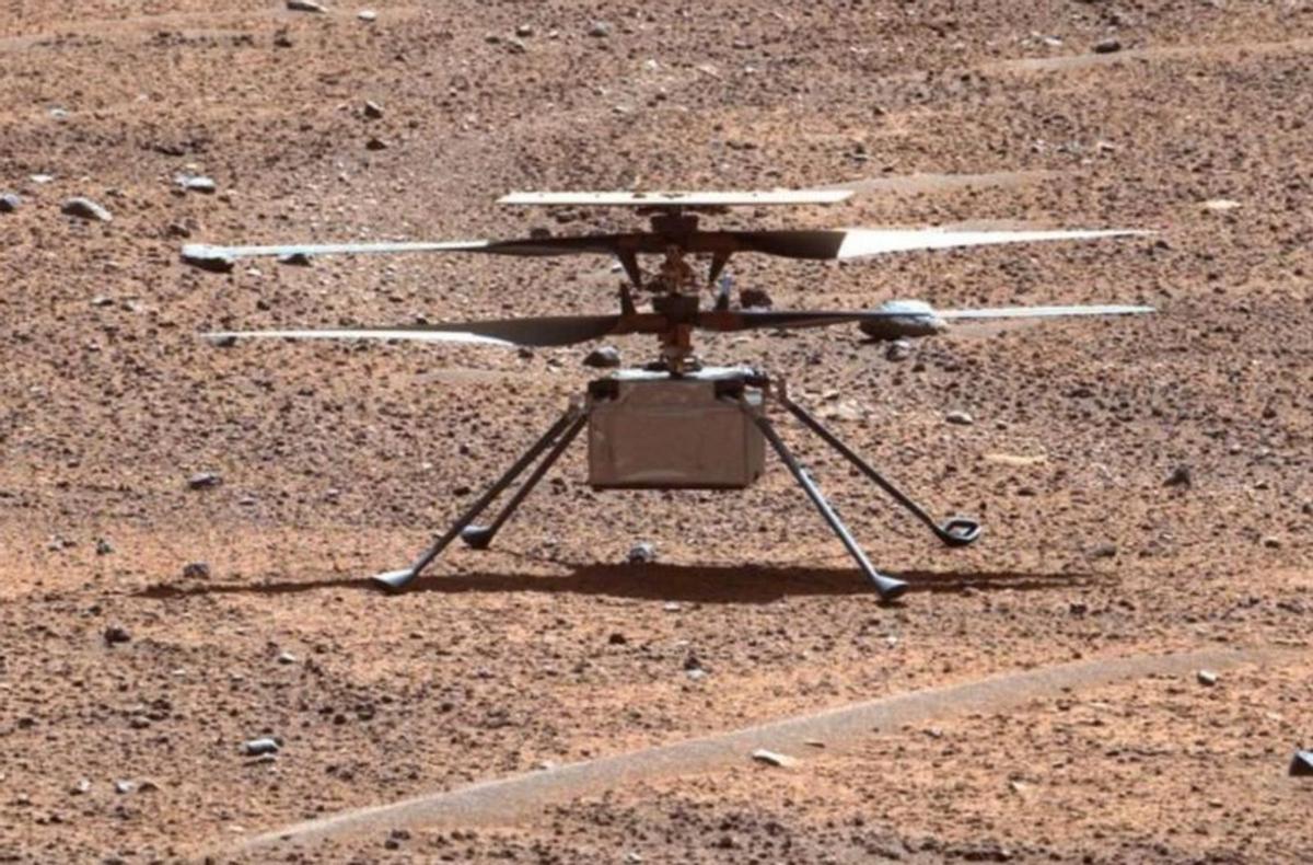 L’helicòpter marcià s’apaga