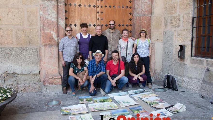 La Agrupación de Acuarelistas de la Región de Murcia en Caravaca
