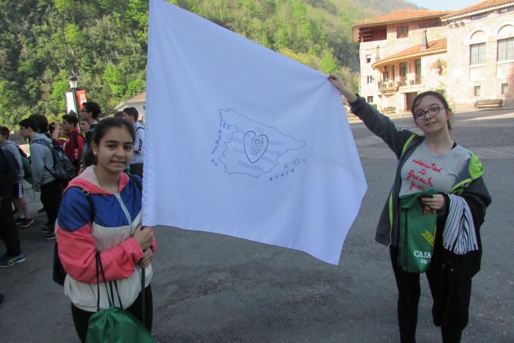 Encuentro de escolares en Covadonga