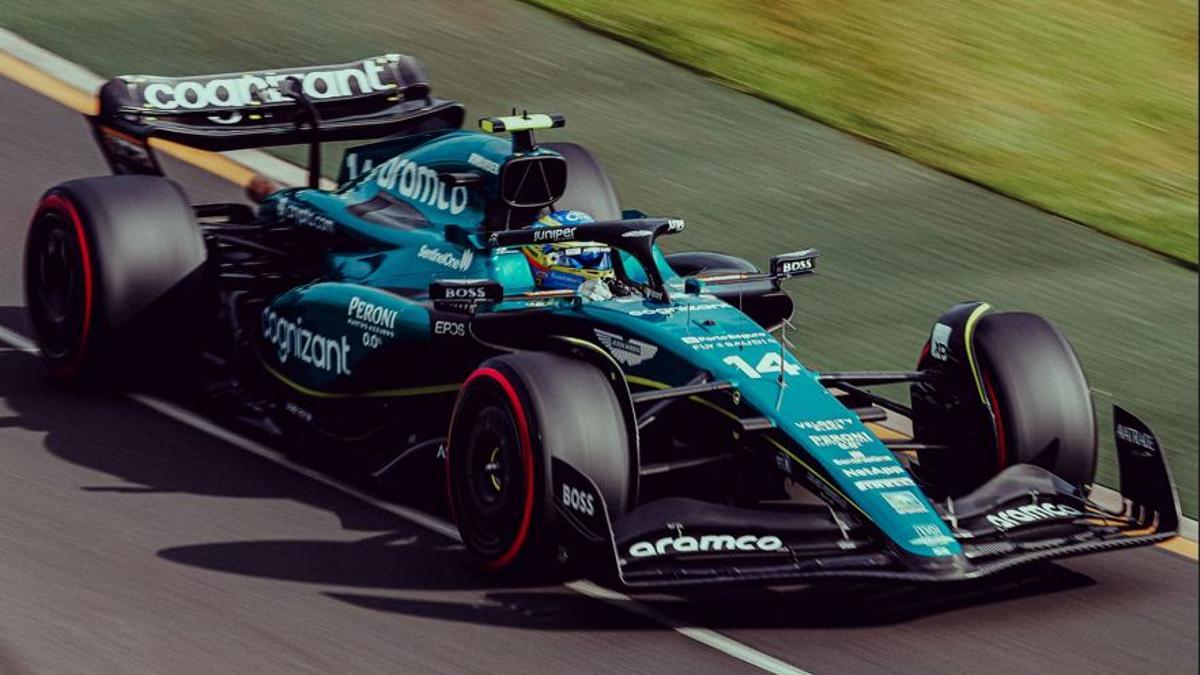 Fernando Alonso durante el GP de Australia