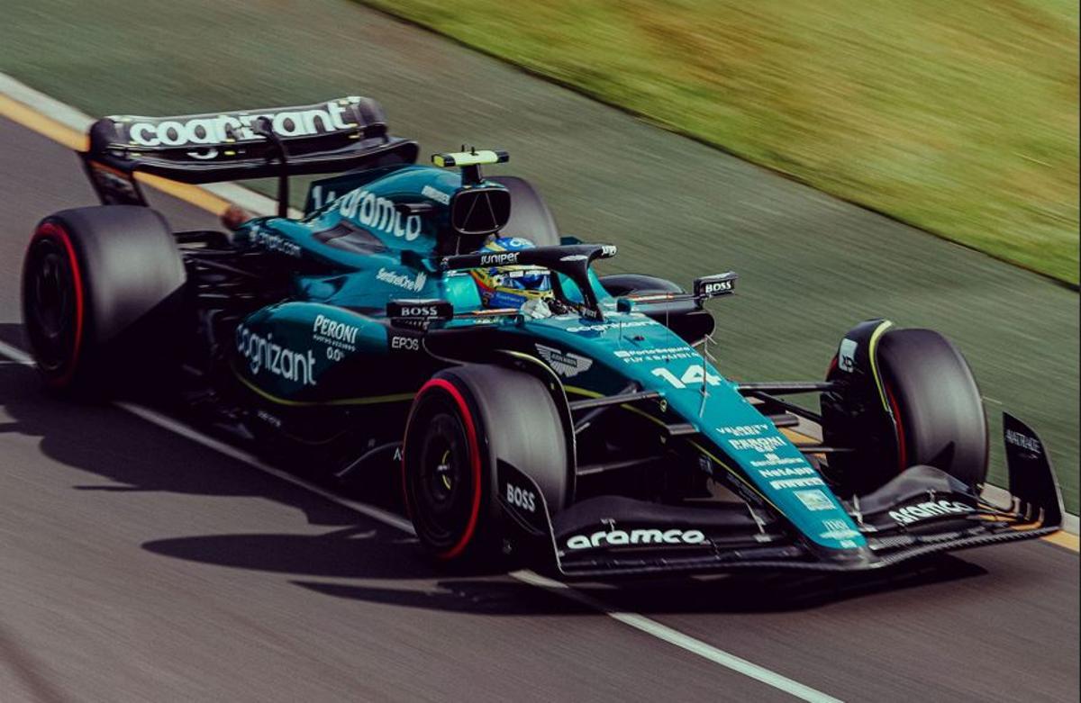 Fernando Alonso durante el GP de Australia