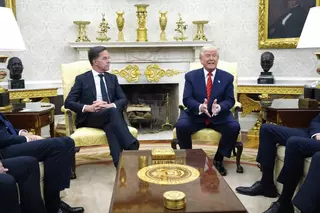 Trump, delante del jefe de la OTAN, sobre anexionar Groenlandia a EEUU: "Creo que va a suceder"