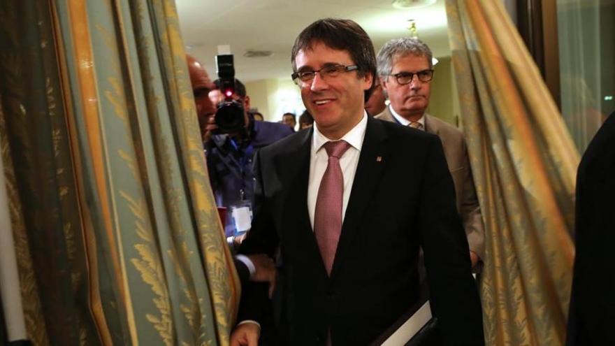 Puigdemont: &quot;Si no hay presupuestos, no hay referéndum&quot;