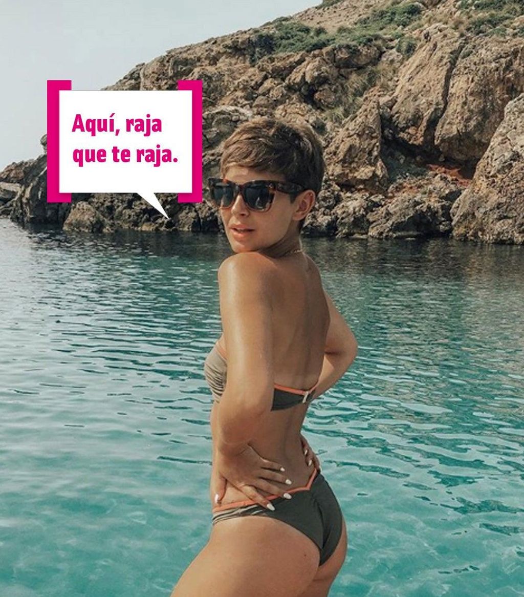 Laura Escanes: "Aquí, raja que te raja"