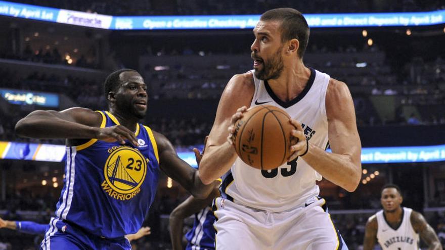 Marc Gasol durante el partido contra los Warriors.