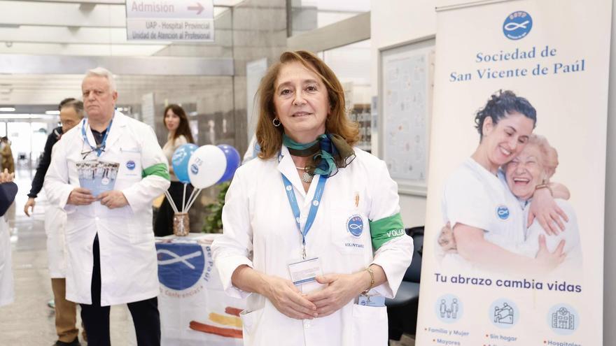 Adela Redondo, voluntaria de la Sociendad de San Vicente de Paúl