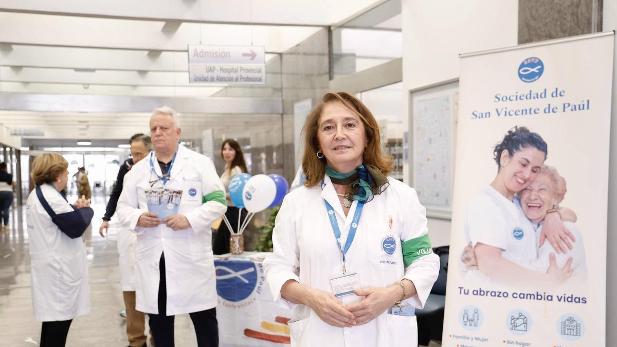 Adela Redondo, voluntaria de la Sociendad de San Vicente de Paúl