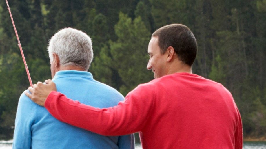 Hijo y padre de pesca