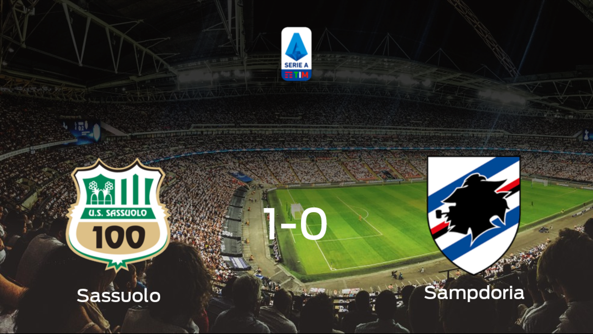 El Sassuolo se hace fuerte en casa y consigue vencer a la Sampdoria (1-0)