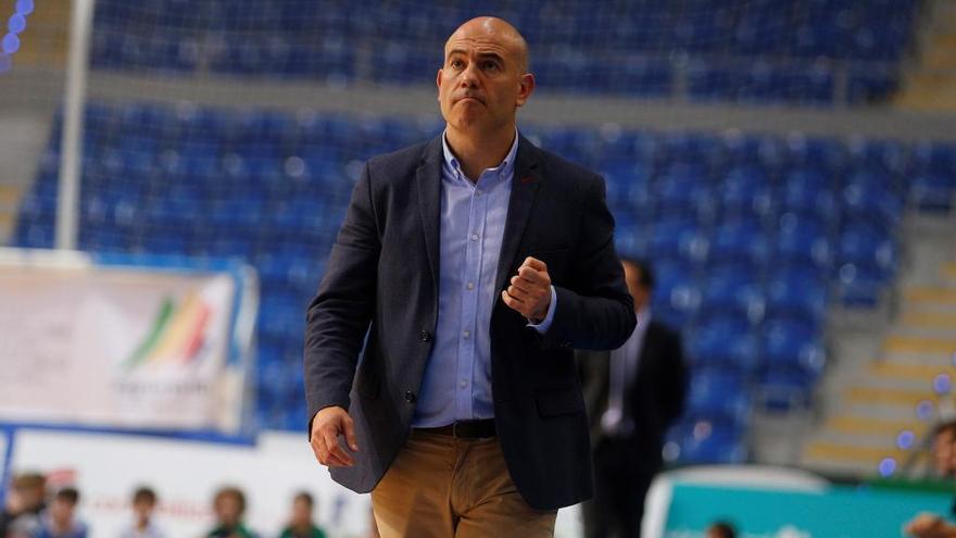 Félix Alonso, en el partido del pasado domingo ante el Prat.