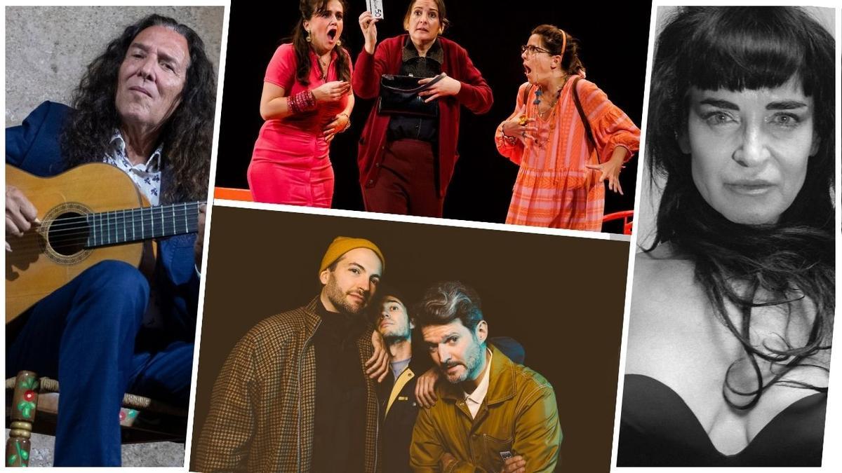 Tomatito, Ana Curra, Exsonvaldes y Las Niñas de Cádiz son algunos de los protagonistas de la semana cultural en Castellón.