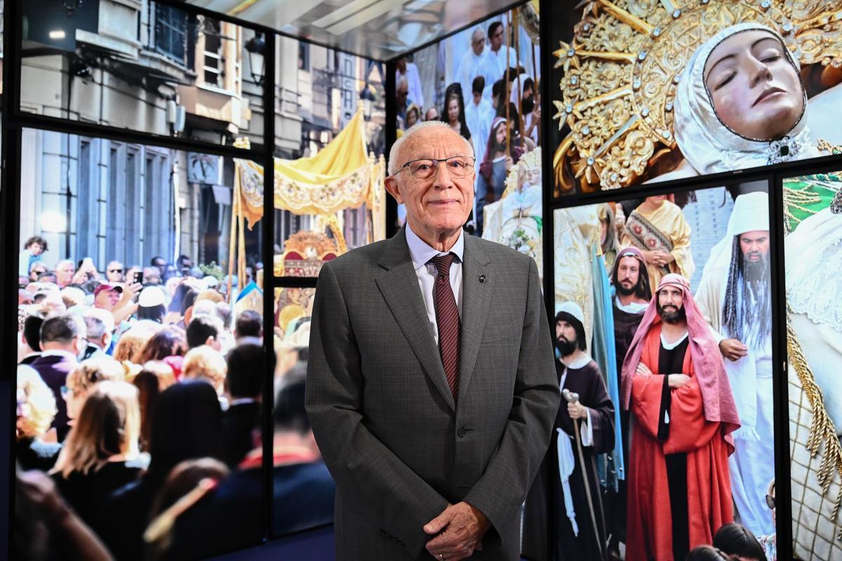 Paco Borja, en el Museo de La Festa