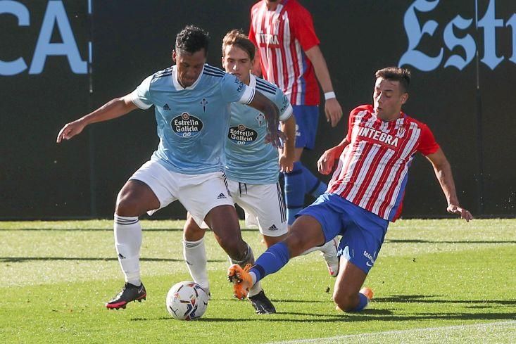 El Celta empata en el último test antes de LaLiga. // Ricardo Grobas