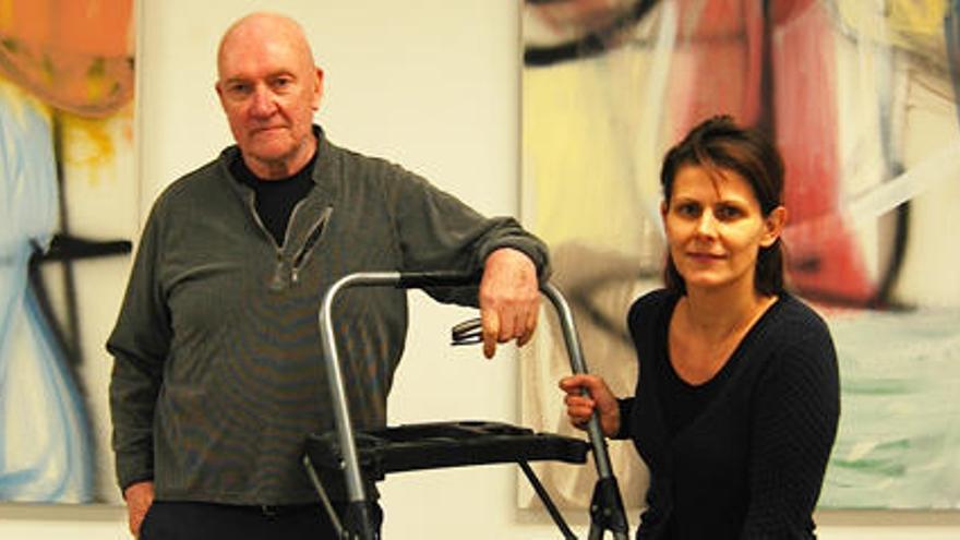 La pareja de artistas Sean Scully (Dublín, 1945) y Liliane Tomasko (Zurich, 1967).