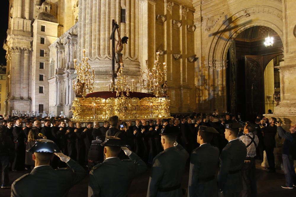 Estación de penitencia en la Catedral