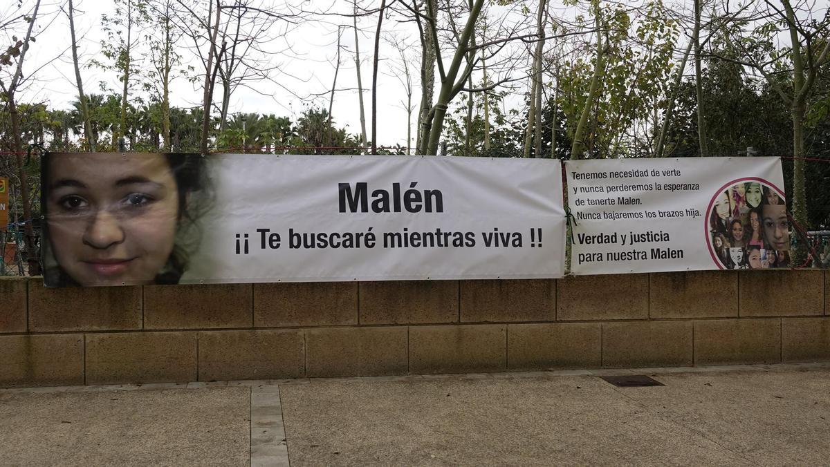 Manifestació en record de Malén Ortiz.