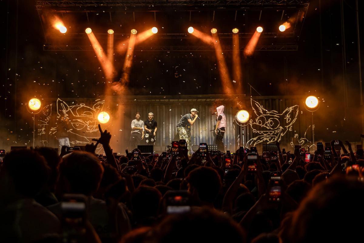 Un momento del concierto.