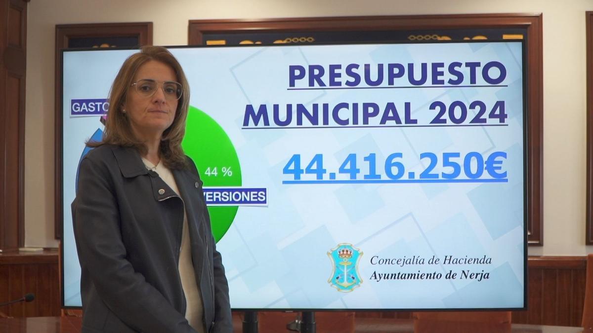 La edil de Economía de Nerja, Ángela Díaz.