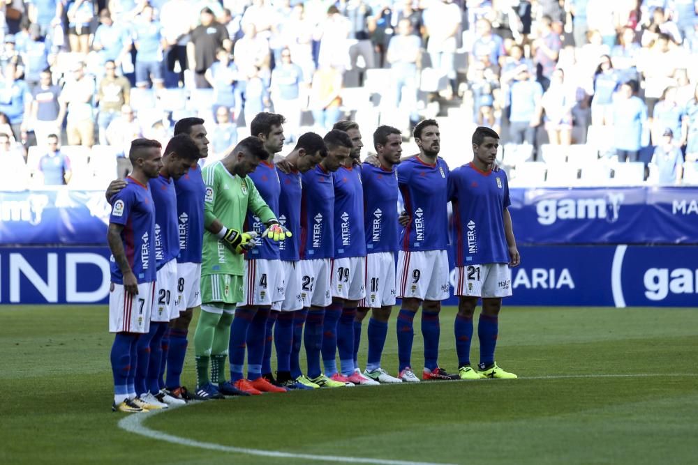 El partido entre el Real Oviedo y el Rayo Vallecano, en imágenes