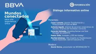 Ponencia en directo BBVA: "Mundos Conectados - Para una Experiencia Única"