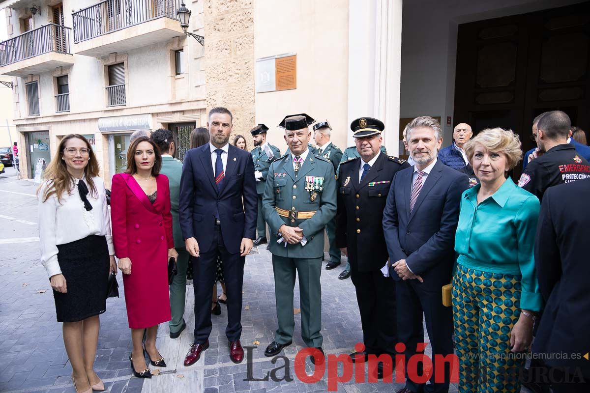 Celebración de la patrona de la Guardia Civil en Caravaca