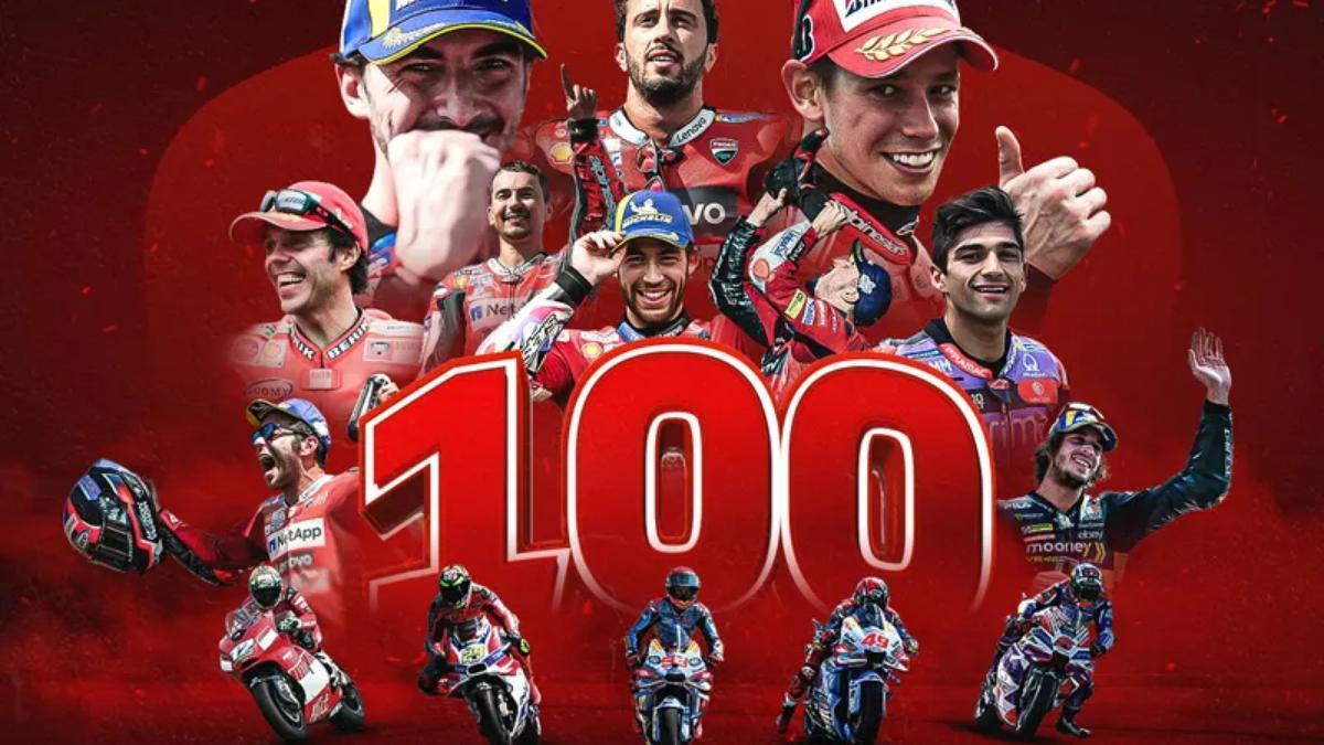 Ducati se une al club de las 100 victorias