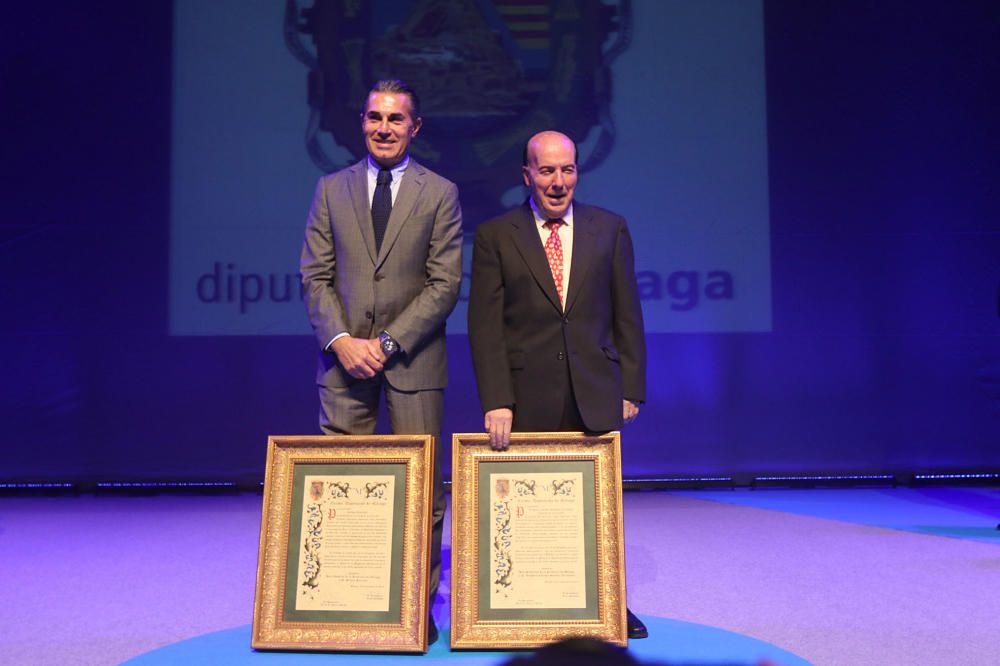 El cantaor y humorista ha sido nombrado Hijo Predilecto de Málaga y el italiano, extécnico de Unicaja y seleccionador nacional de baloncesto, Hijo Adoptivo.