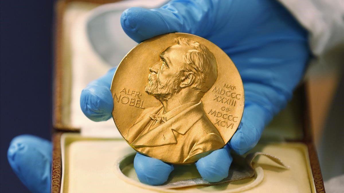 Medalla de oro del Premio Nobel.