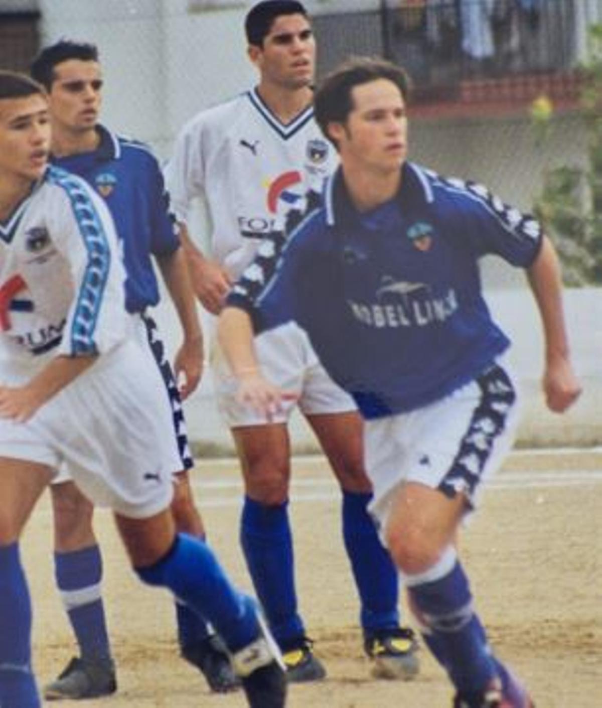 Nil Ruiz, amb el juvenil del Lleida
