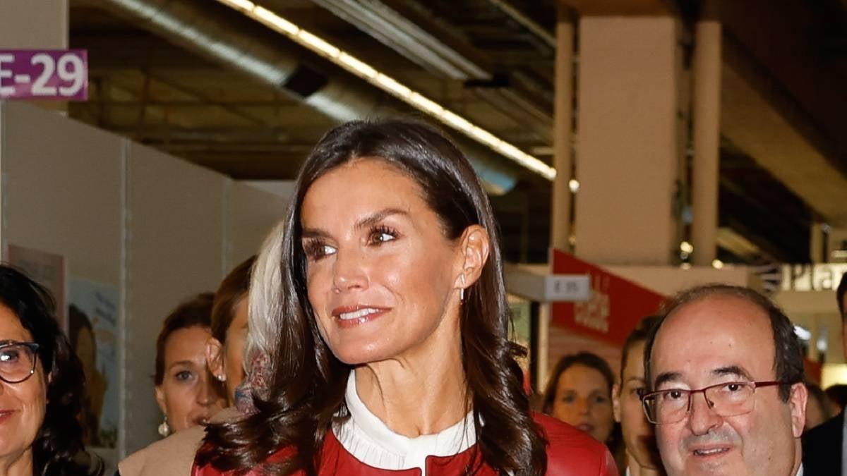 La reina Letizia en la Feria del libro de Frankfurt