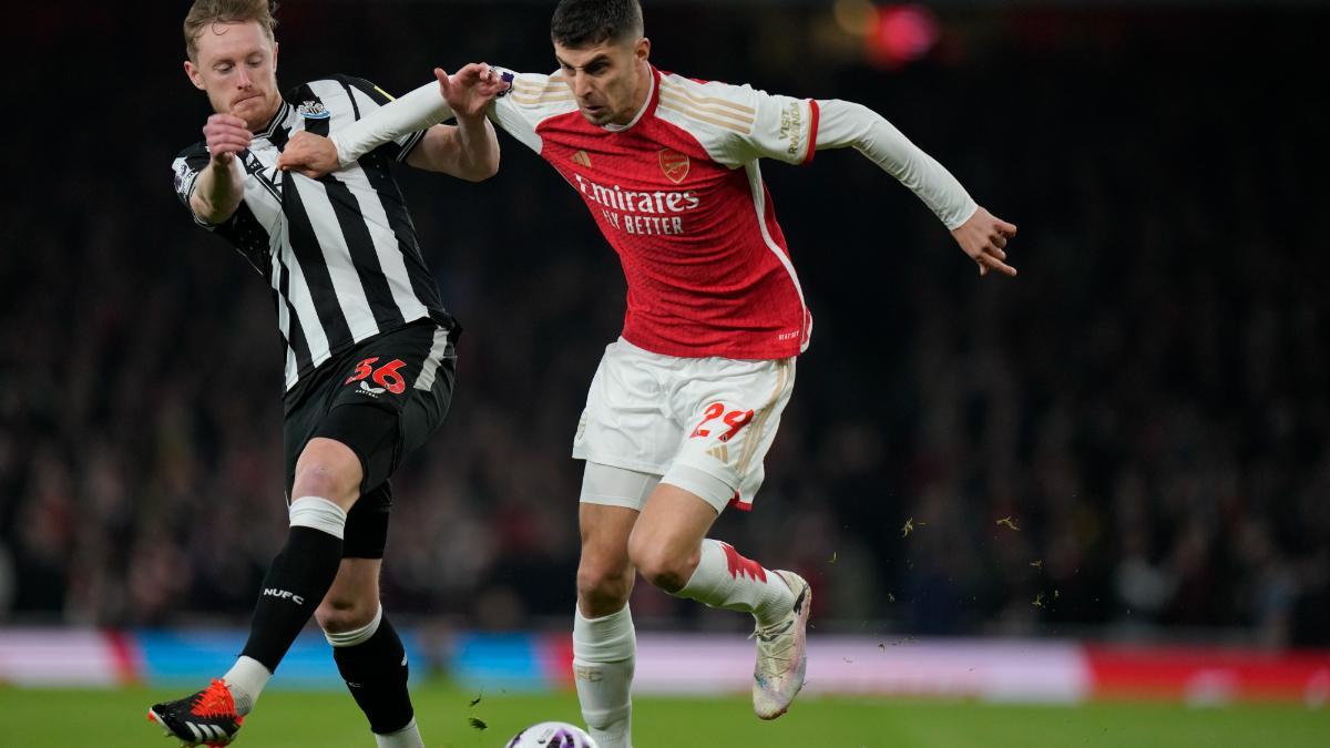 Havertz ante el Newcastle