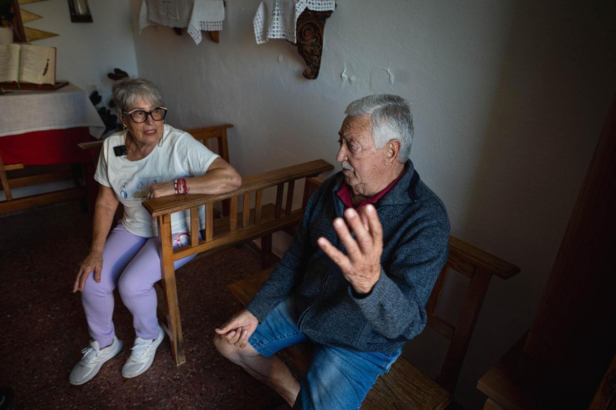 Vecinos de Santa Lucía, en la zona costera de Güímar