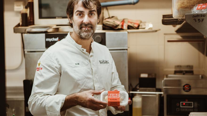 El chef Igor Rodríguez, de El Bandarra, finalista del concurso nacional de pinchos y tapas