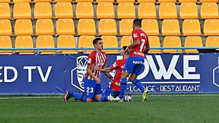 Djurdjevic celebra un gol.