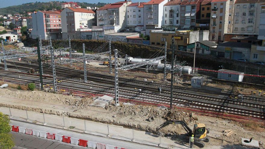 La «laboriosa» fase inicial de la reforma de la estación de Ourense avanza: «Es un desafío técnico»