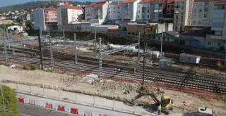 La «laboriosa» fase inicial de la reforma de la estación de Ourense avanza: «Es un desafío técnico»